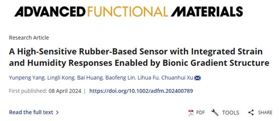 永利官网徐传辉教授团队在《Advanced Functional Materials》发表高水平研究成果
